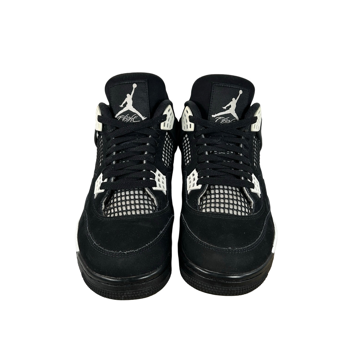 FQ8138 001  Jordan 4 Retro White Thunder [USED] - 10 M (Used13)