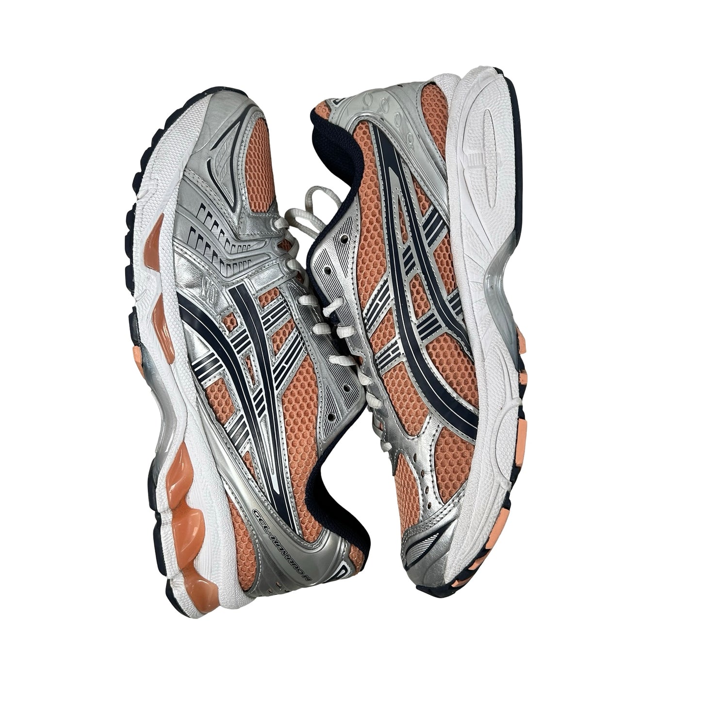 1203A537 201 ASICS Gel-Kayano 14 Sepia Pure Silver [USED] - 9 M (Used)