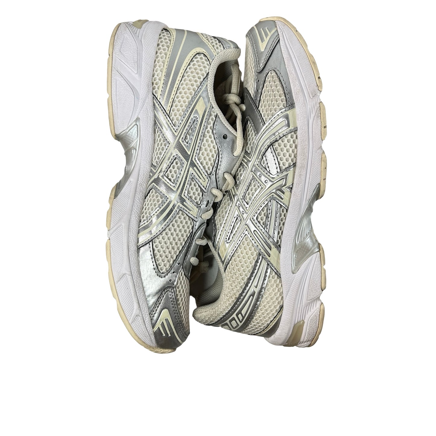 1202A164 107 Asics Gel-1130 'Cream Pure Silver' (Women's) [USED] - 8.5 W (Used) (Replace Box)