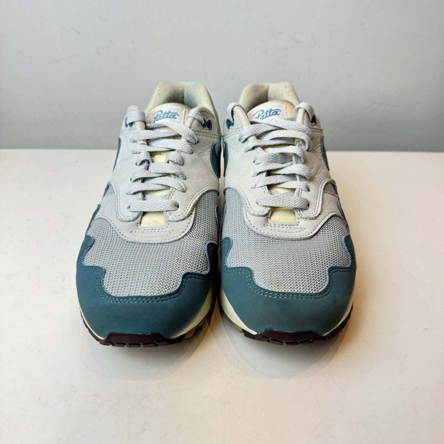 DH1348 004 Nike Air Max 1 Patta Waves Noise Aqua [USED] - 10 M (Used)