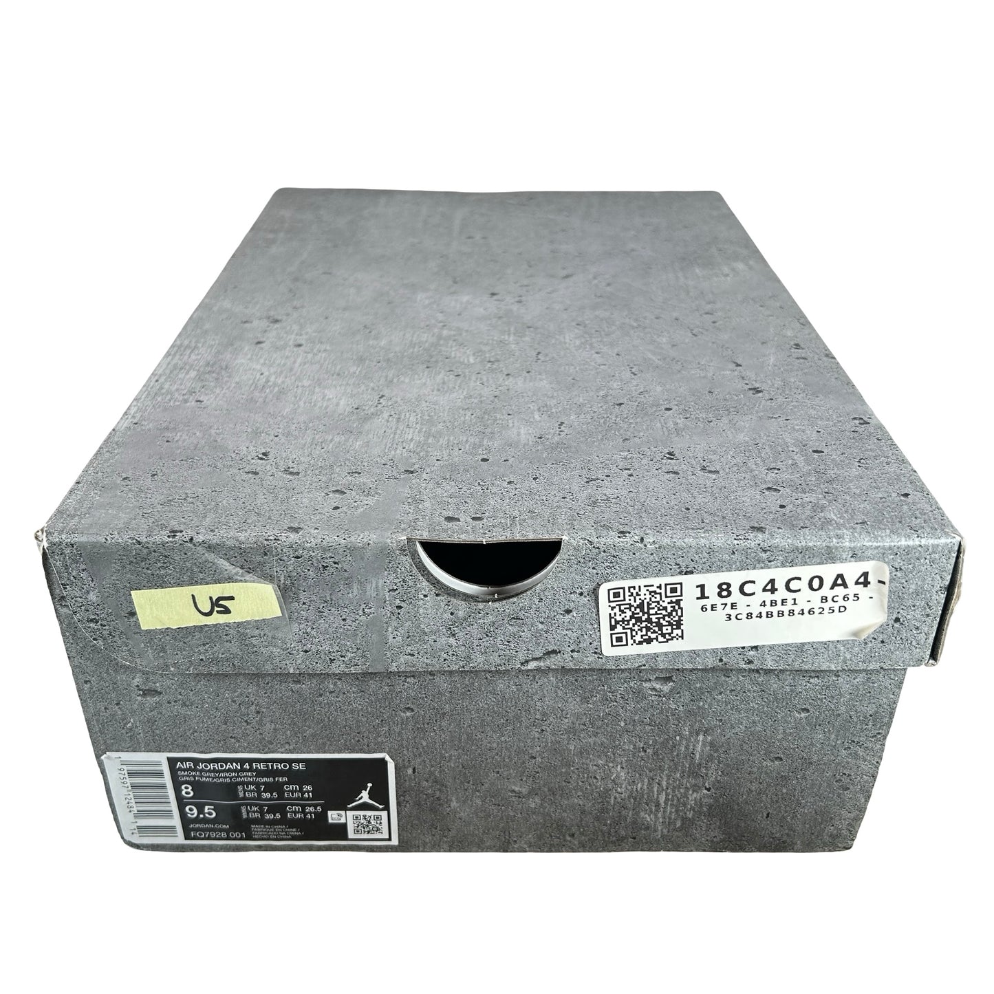 FQ7928 001 Jordan 4 Retro SE Paris Olympics Wet Cement [USED] - 8 M (Used5)
