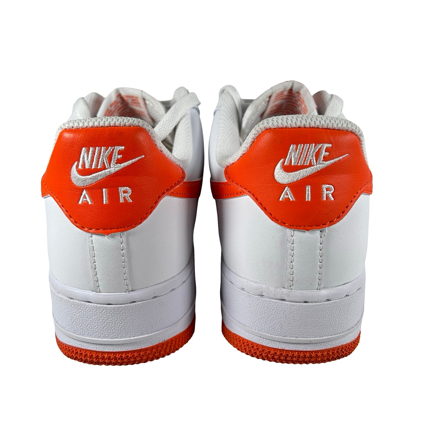 FJ4146 109 Nike Air Force 1 Low '07 Safety Orange [USED] - 9 M (Used) (No Box)