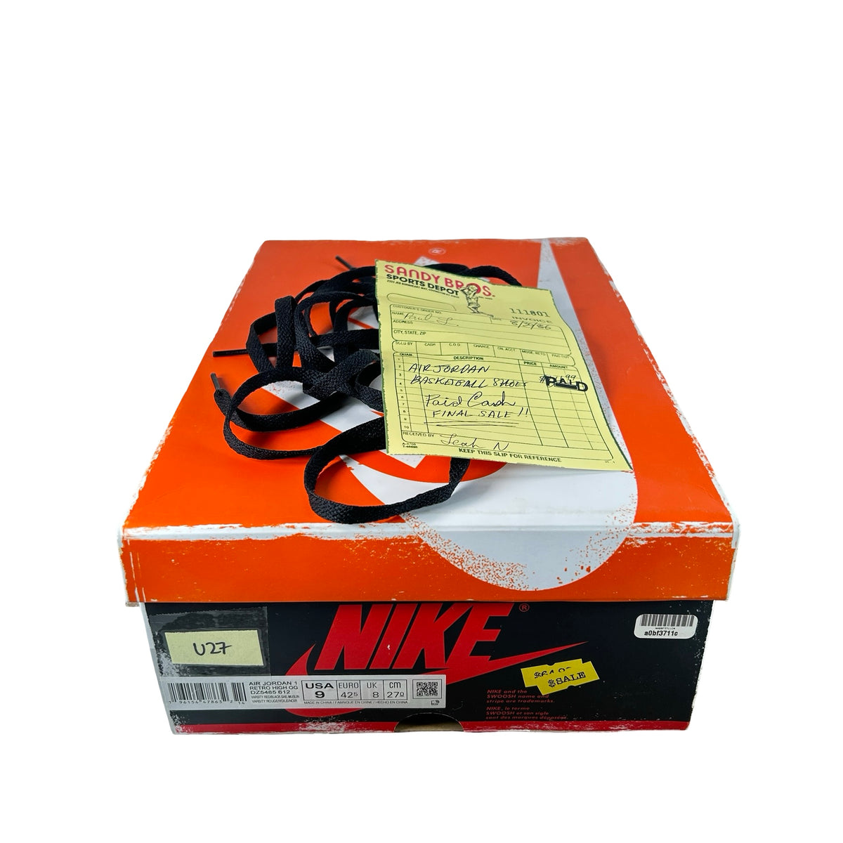 DZ5485 612 Jordan 1 Retro High OG Chicago Lost and Found [USED] - 9 M (Used27)
