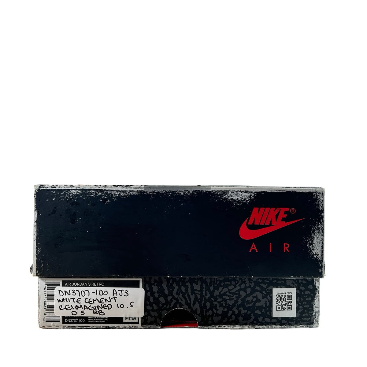 DN3707 100 Jordan 3 Retro White Cement Reimagined [REPLACE BOX]