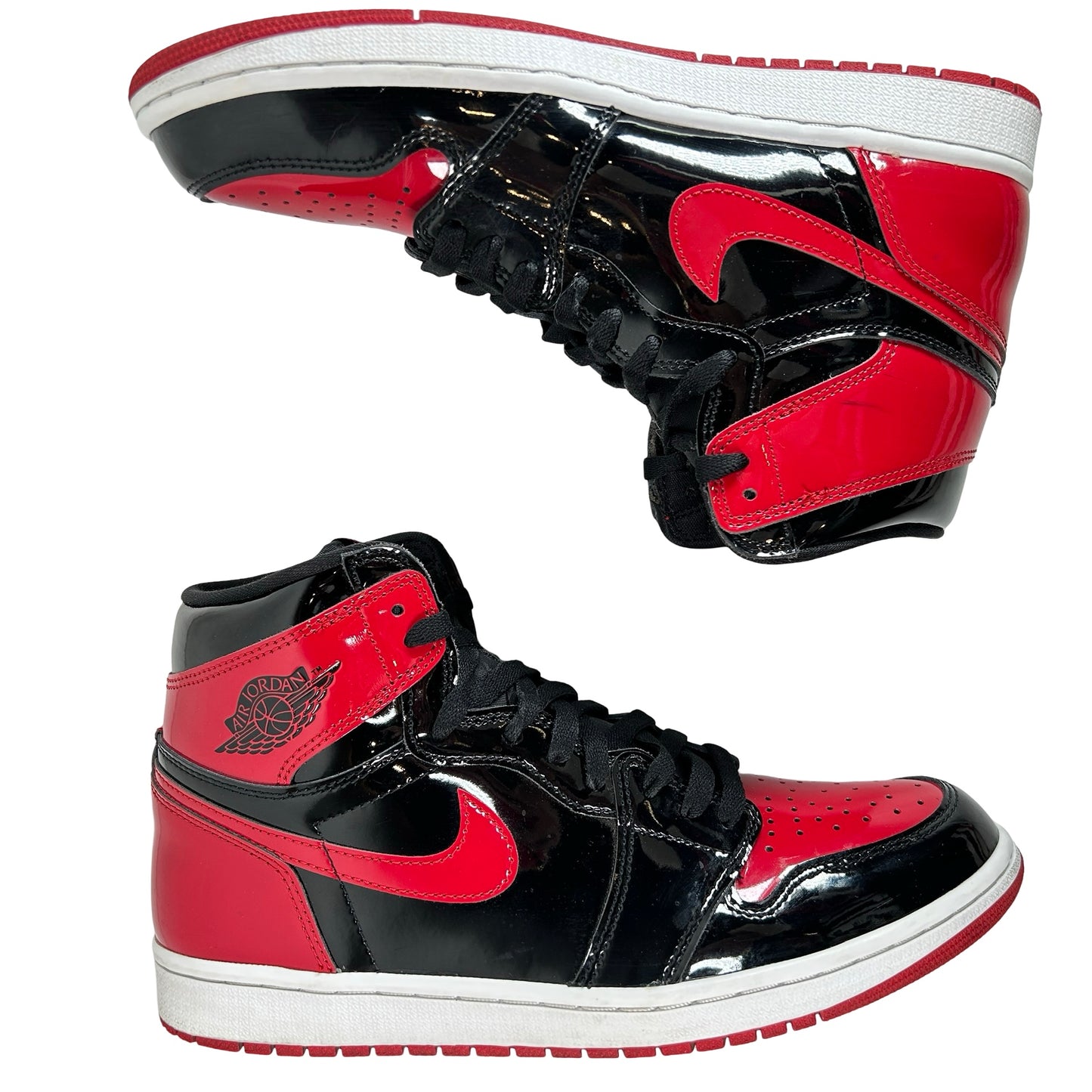 555088 063 Jordan 1 Retro High OG Patent Bred [USED] - 10.5 M (Used3)