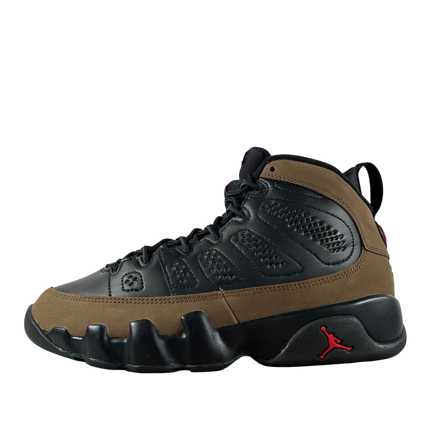 HV4574 030 Jordan 9 Retro Olive (2024) (GS) [USED] - 7 Y (Used) (No Box)