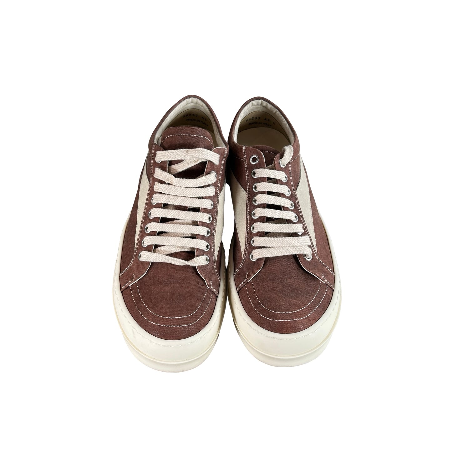 DU01D1803 SCFLVS 5411 Rick Owens Lido DRKSHDW Vintage Low Henna Brown [USED] - 43 EU / 10 US (Used)