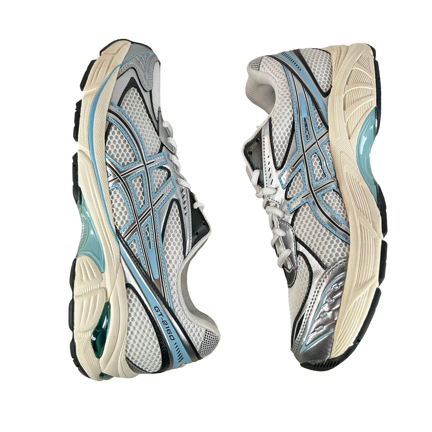 1203A544 101 ASICS GT-2160 White Pure Silver [USED] - 10 M (Used)
