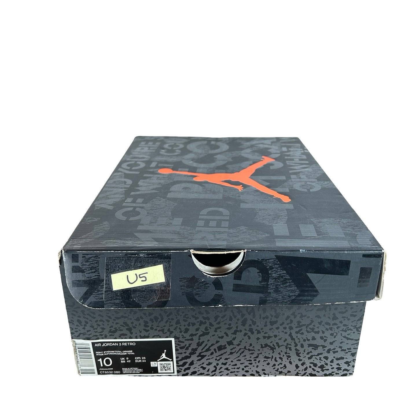 CT8532 080 Jordan 3 Retro Fear Pack (2023) [USED] - 10 M (Used5)
