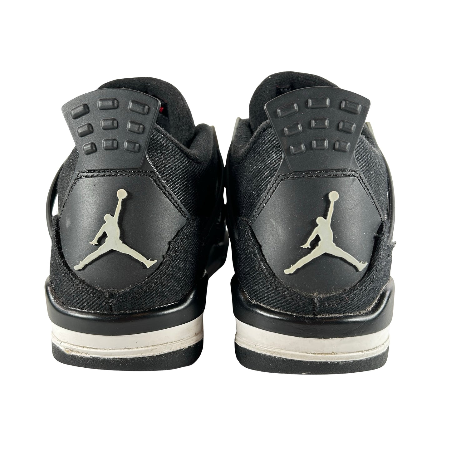 DV0553 006 Jordan 4 Retro Black Canvas GS [USED] - 4.5 Y (Used) (No Box)