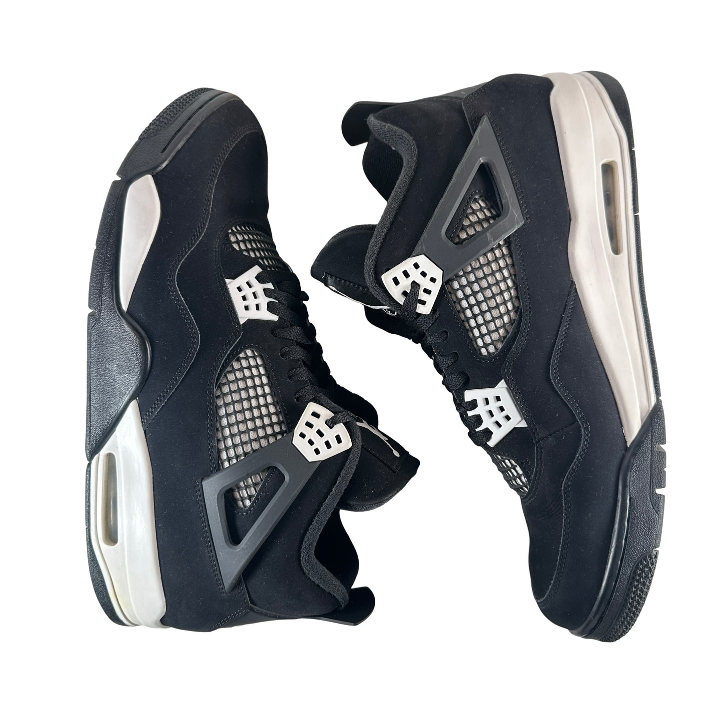 FQ8138 001  Jordan 4 Retro White Thunder [USED] - 14 M (Used3)