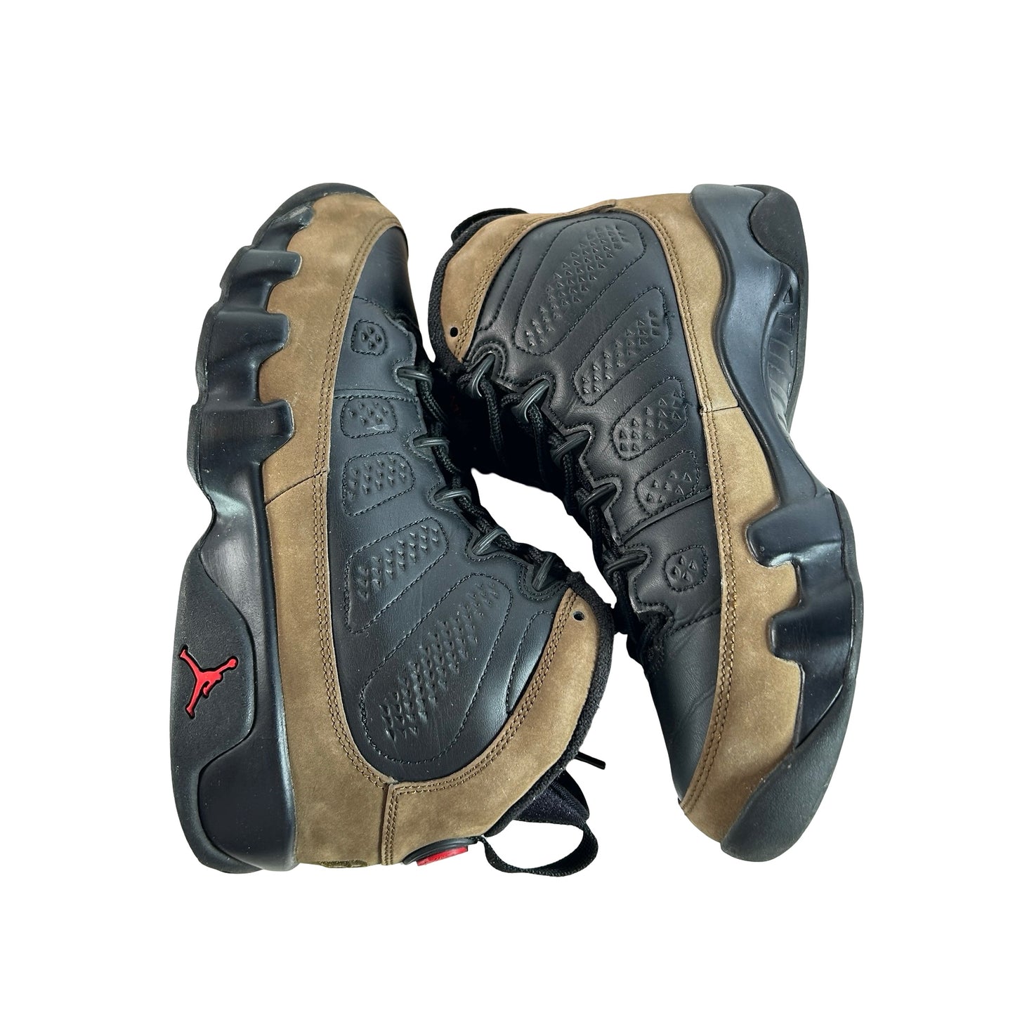HV4574 030 Jordan 9 Retro Olive (2024) (GS) [USED] - 5.5 Y (Used2) (No Box2)