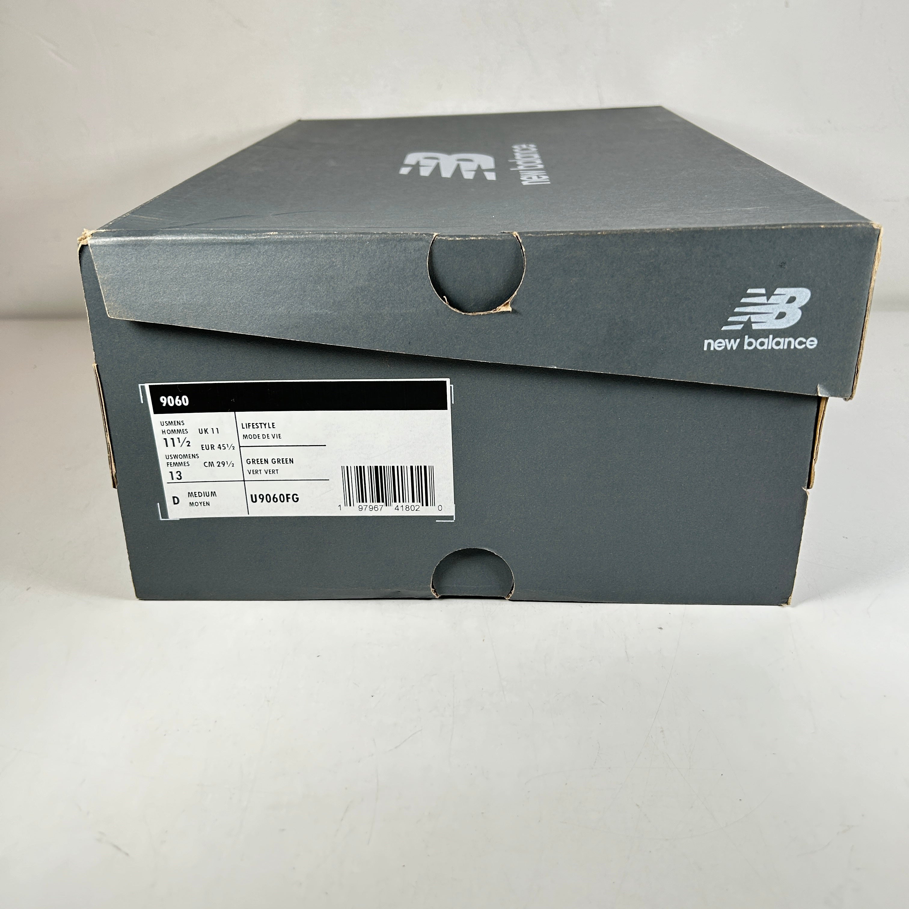 U9060FG New Balance 9060 Green Cream [USED] - 11.5 M (Used