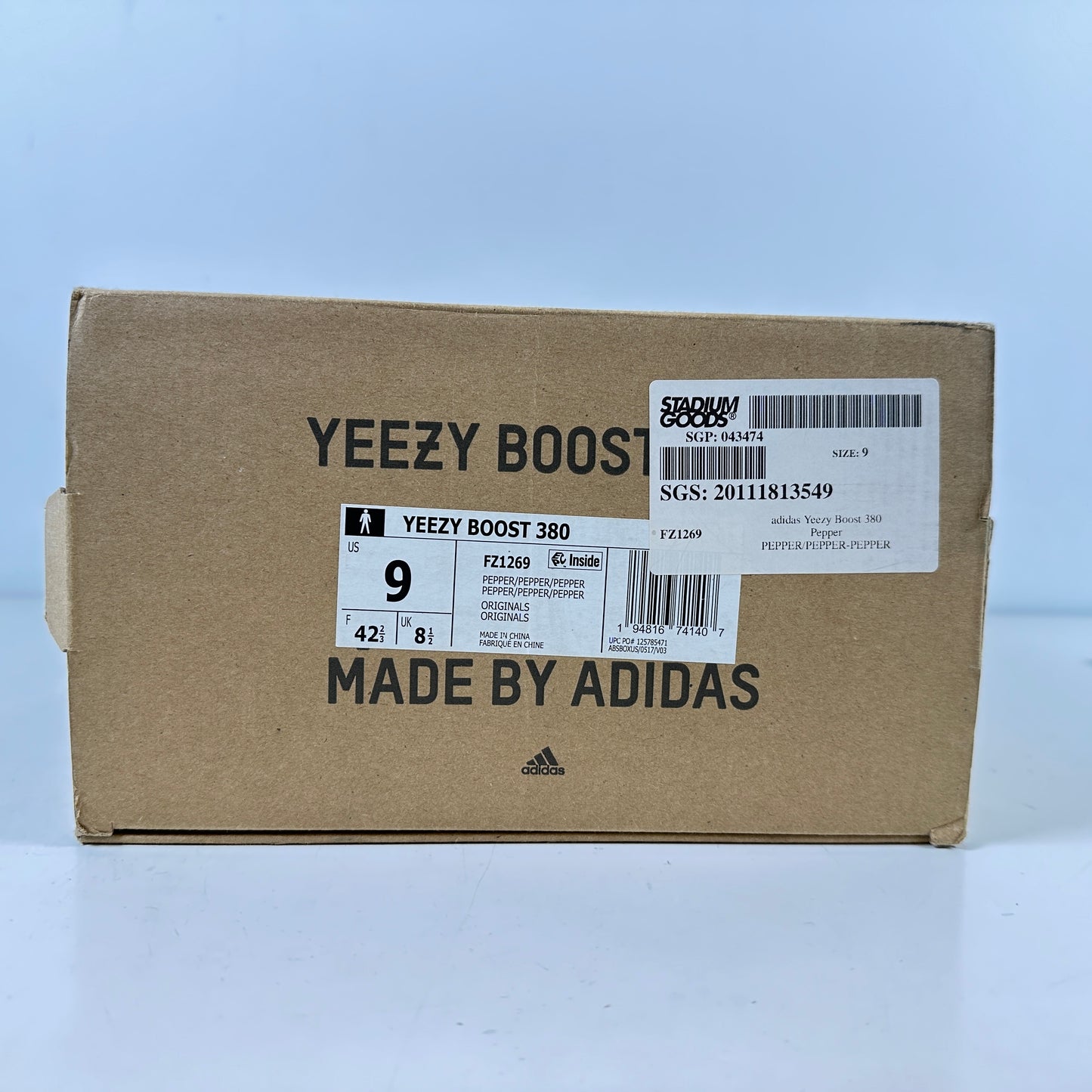FZ1269 adidas Yeezy Boost 380 Pepper [USED] - 9 M (Used)