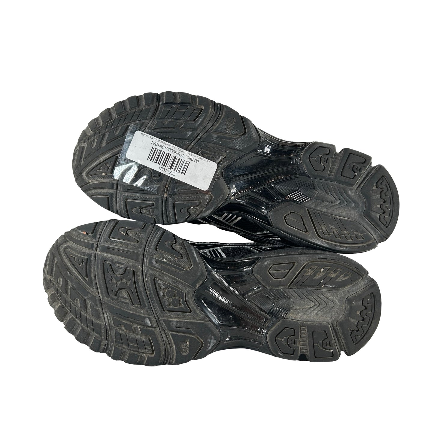 1201A019 006 ASICS Gel-Kayano 14 Black Pure Silver [USED] - 9.5 M (Used2)