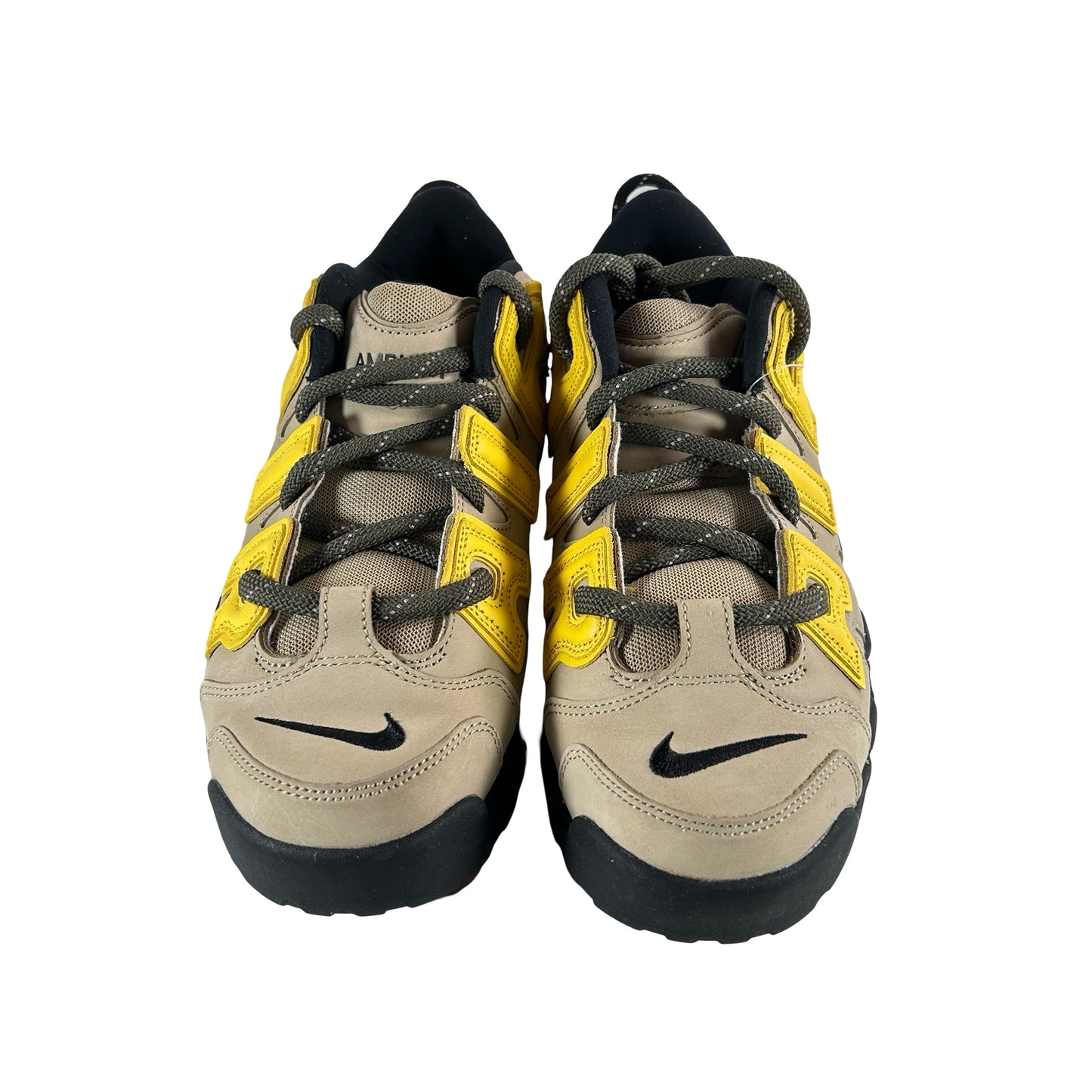 FB1299 200 Nike Air More Uptempo Low AMBUSH Sulfur [USED] - 10.5 M (Used) (No Box)