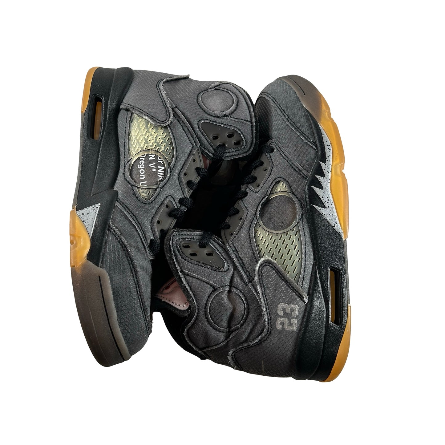 CT8480 001 Jordan 5 Off-White Black [USED] - 9 M (Used12)