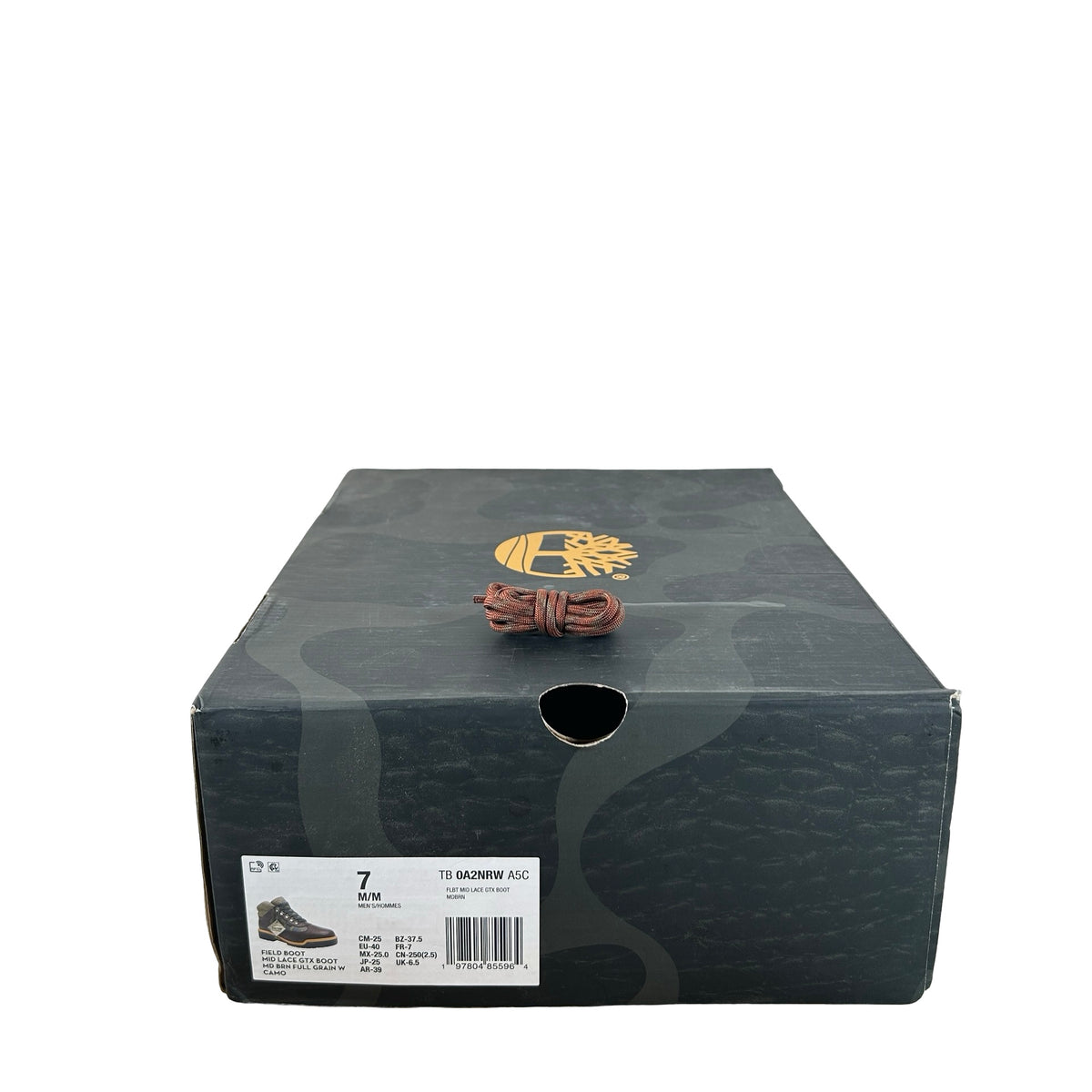 TB0A2NRWA5C Timberland Field Boot Mid Lace Up Gore-Tex Starcow Medium Brown Camo [USED] - 7 M (Used)