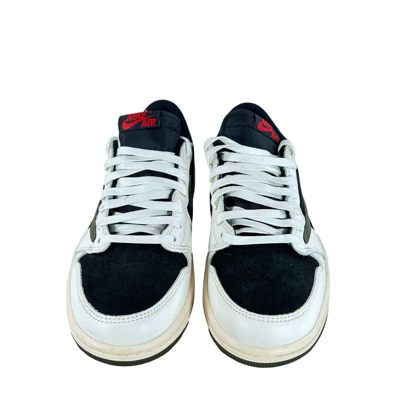 DZ4137 106 Jordan 1 Retro Low OG SP Travis Scott Olive (W) [USED] - 10.5 W (Used) (No Box)