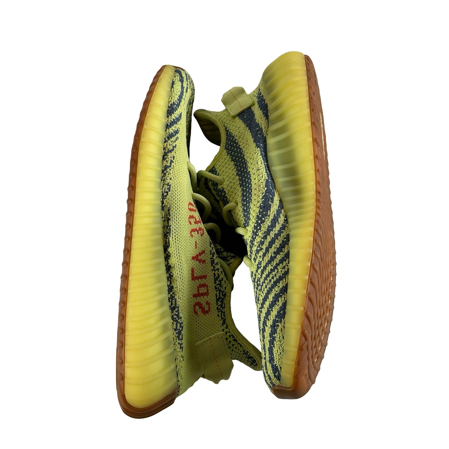 B37572 adidas Yeezy Boost 350 V2 Semi Frozen Yellow [USED] - 9 M (Used2)