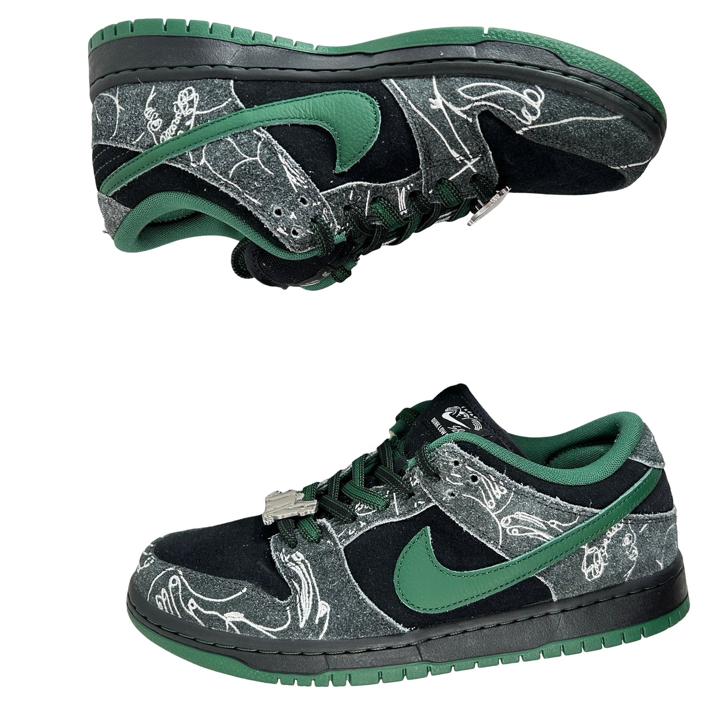 HF7743 001 Nike SB Dunk Low There Skateboards [USED] - 9 M (Used)