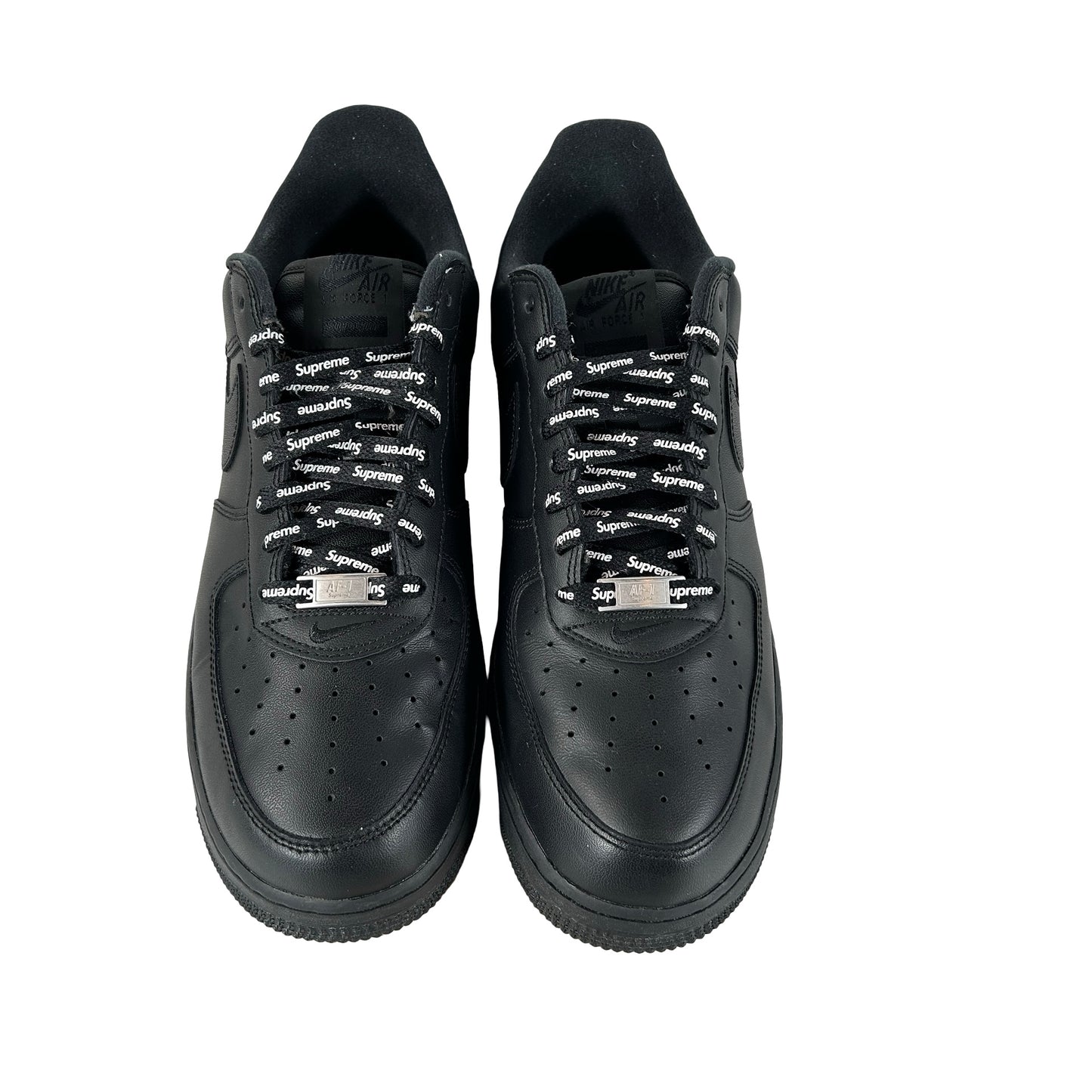 CU9225 001 Air Force 1 Low Supreme Black [USED] - 11 M (Used) (No Box)