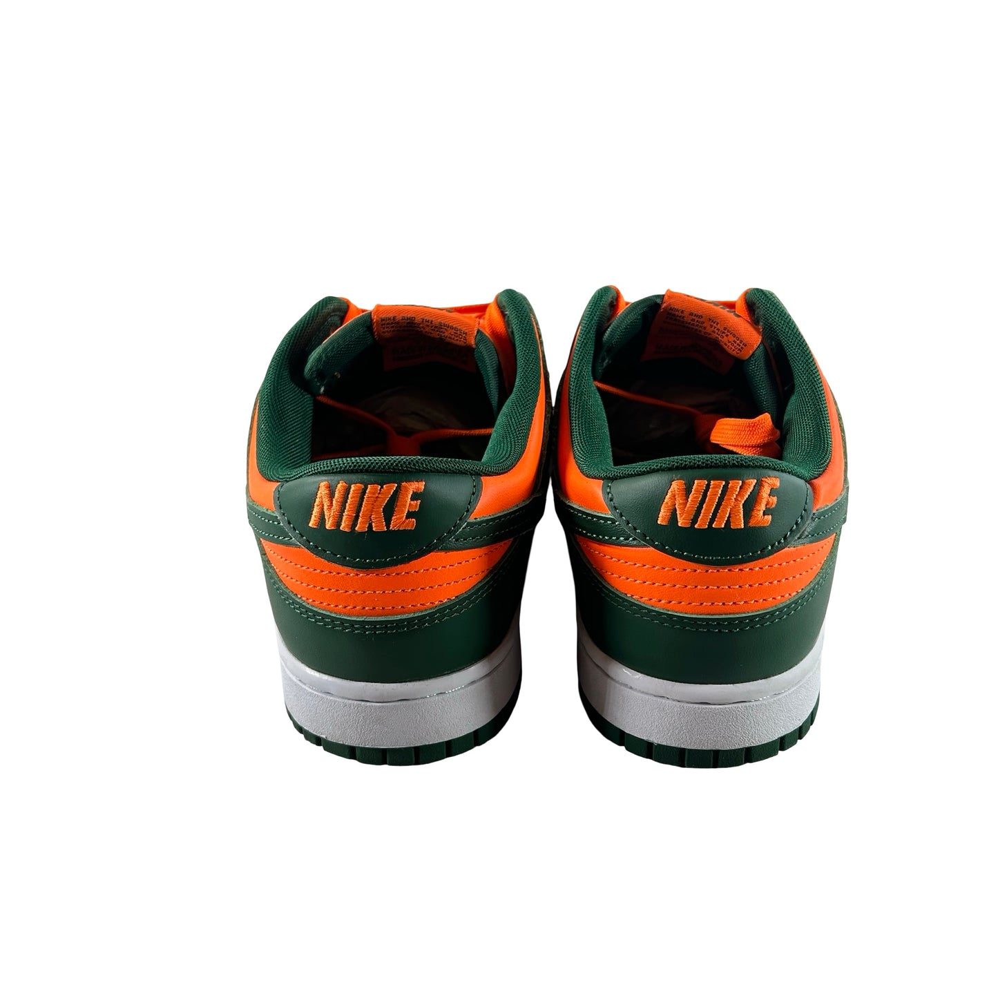 DD1391 300 Nike Dunk Low Retro Miami Hurricanes [USED] - 10 M (Used2) (No Box2)