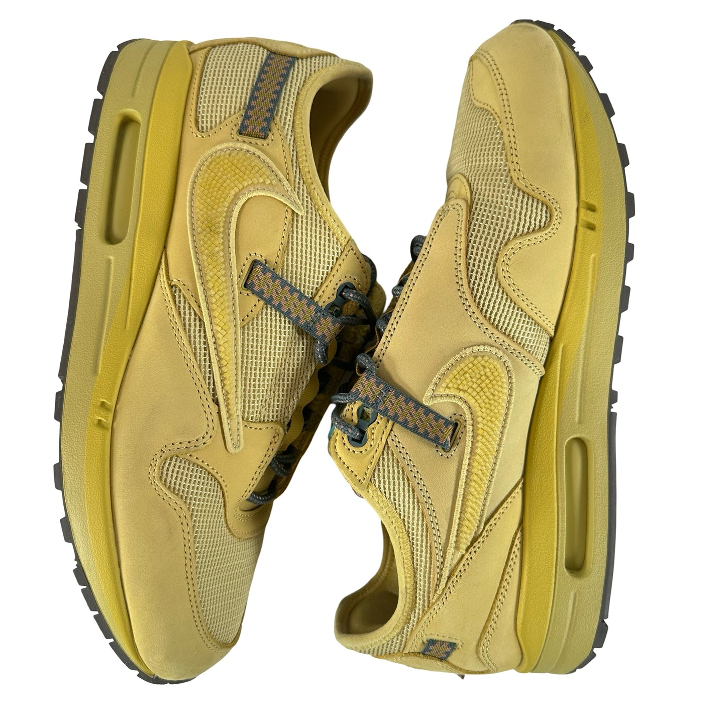 DO9392 700 Nike Air Max 1 Travis Scott Cactus Jack Saturn Gold [USED] - 11 M (Used)