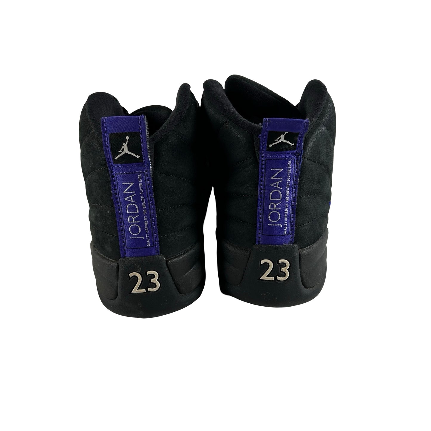 CT8013 005 Jordan 12 Retro Black Dark Concord [USED] - 8 M (Used) (No Box)