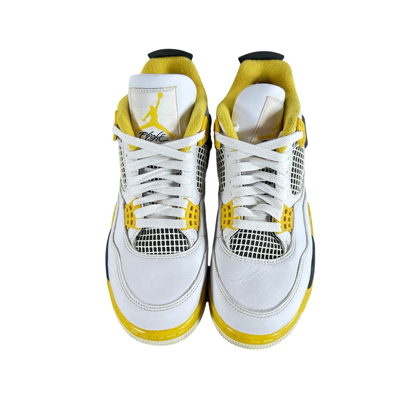 AQ9129 101 Jordan 4 Retro Vivid Sulfur (Women's) [USED] - 9 W (Used) (No Box)