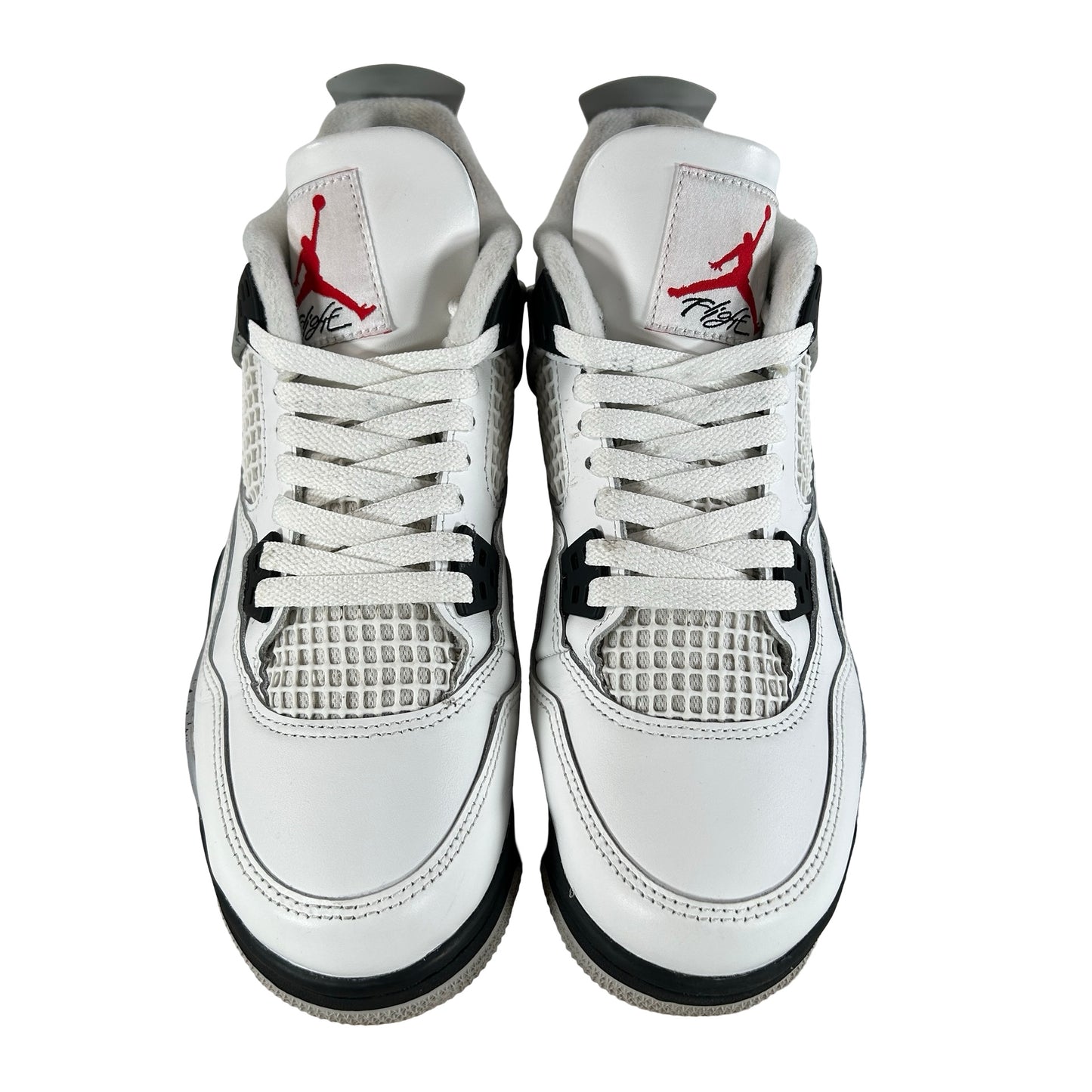 IB4171 100 Jordan 4 Retro White Cement (2025) (GS) [USED] - 7 Y (Used7)