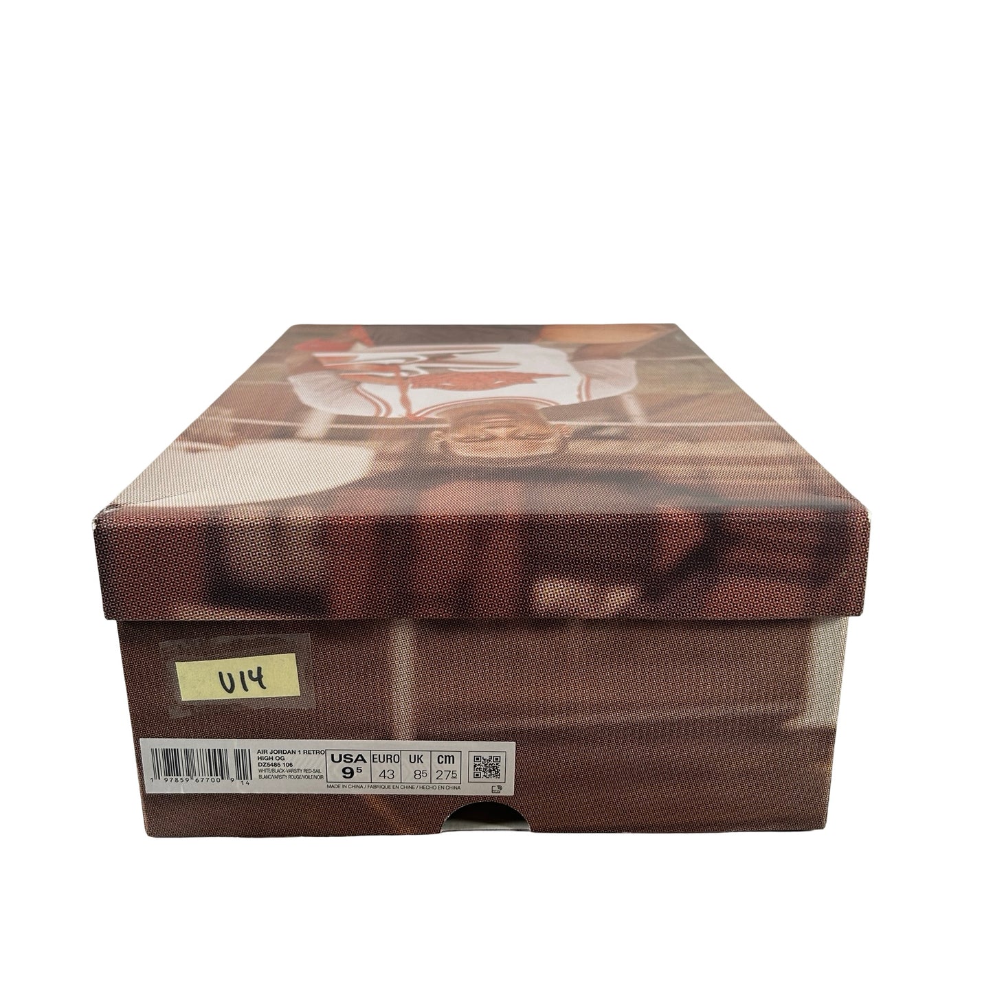 DZ5485 106 Jordan 1 Retro High OG Black Toe Reimagined [USED] - 9.5 M (Used14)