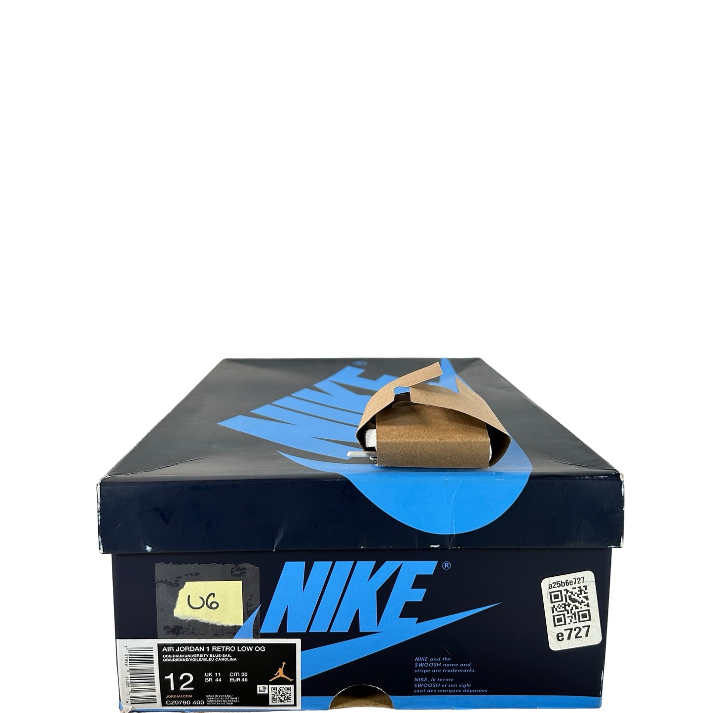CZ0790 400 Jordan 1 Low OG Obsidian UNC [USED] - 12 M (Used6)
