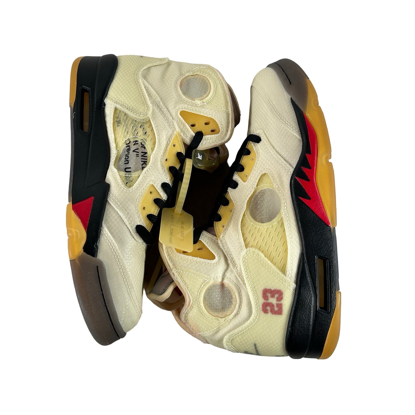 DH8565 100 Jordan 5 Off-White Sail [USED] - 9 M (Used10)