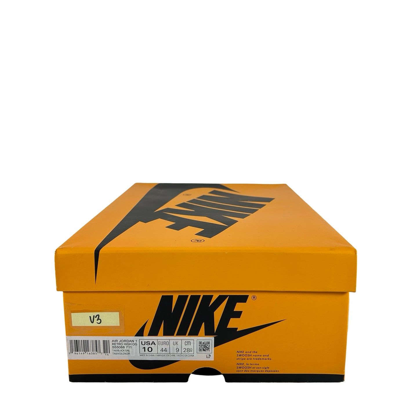 555088 711 Jordan 1 Retro High OG Yellow Toe [USED] - 10 M (Used3)