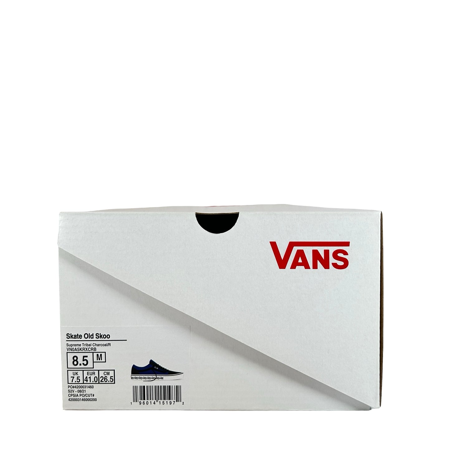 VN0A5KRXCRB Supreme Vans Old Skool Barbed Wire Royal [USED] - 8.5 M (Used)