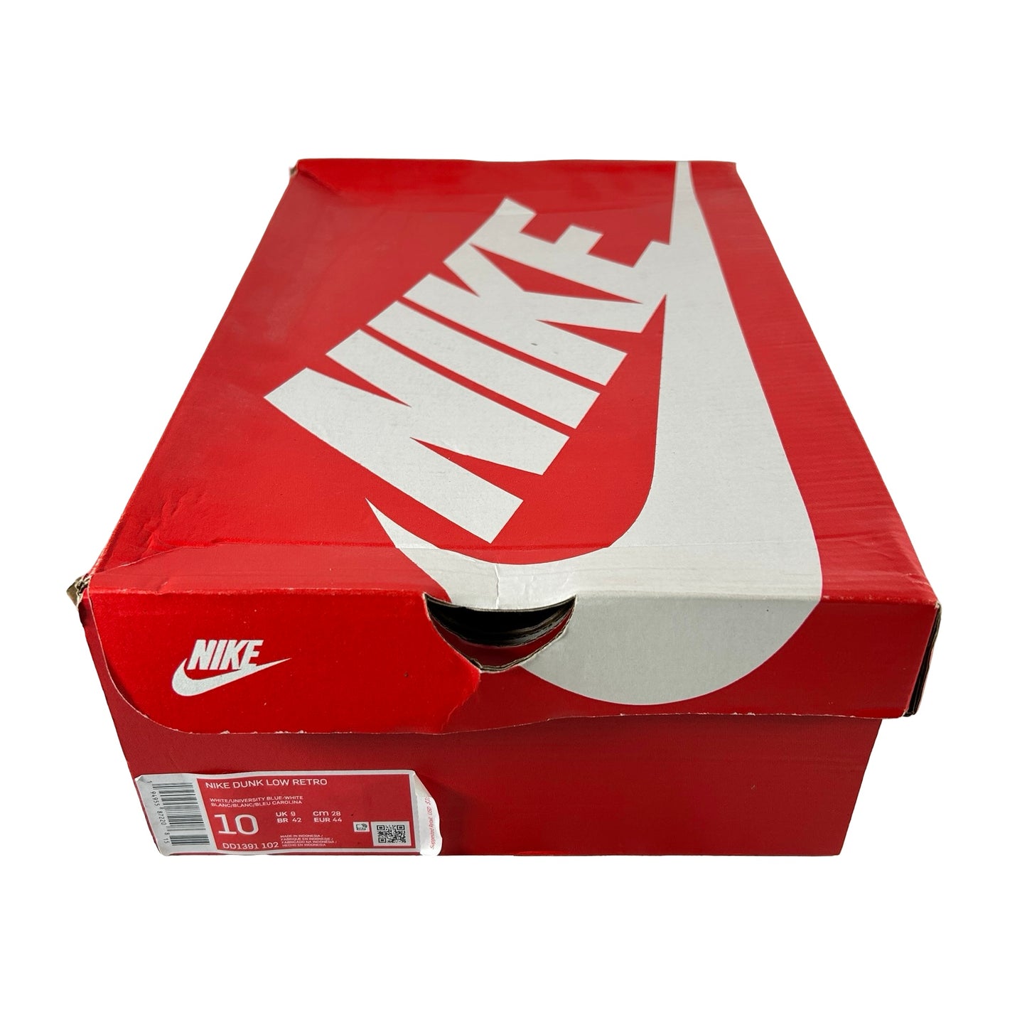 DD1391 102 Nike Dunk Low UNC [USED] - 10 M (Used)