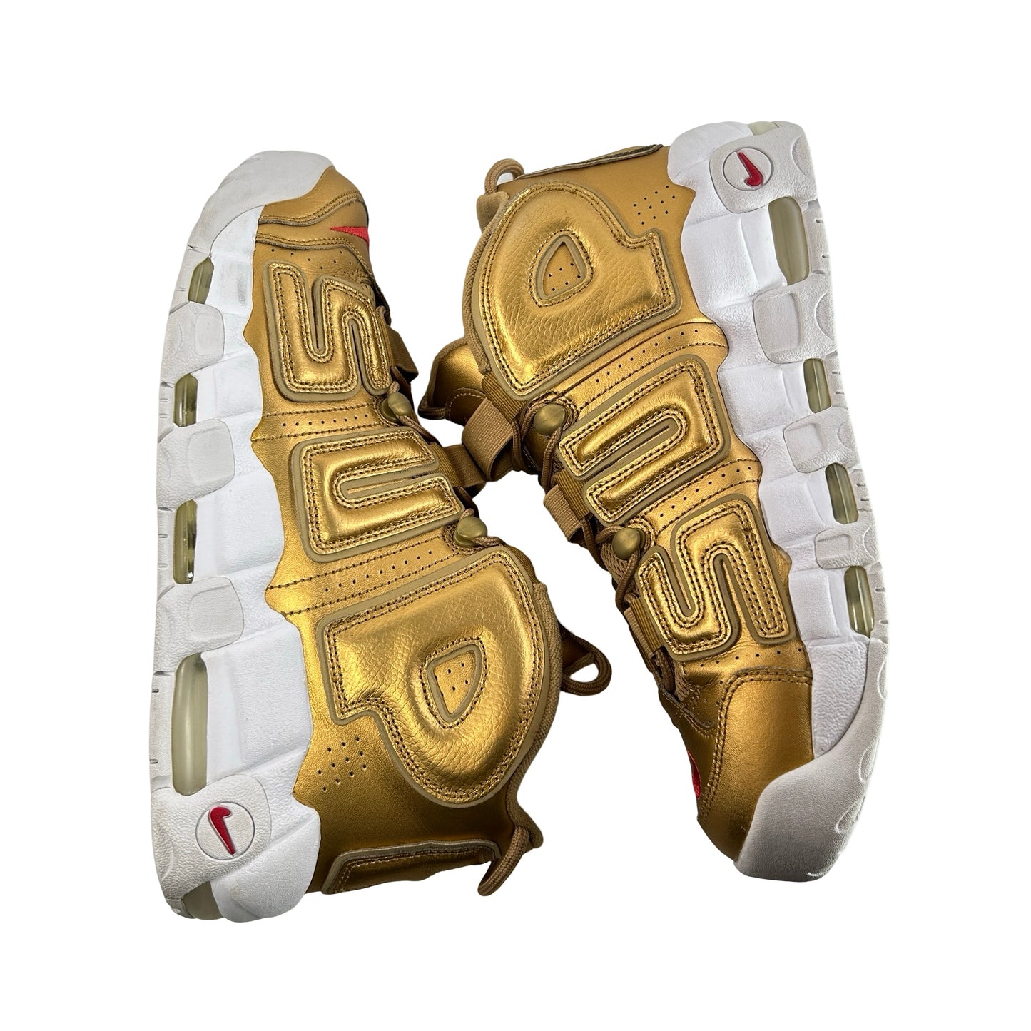 902290 700 Nike Air More Uptempo Supreme Suptempo Gold [USED] - 11 M (Used)