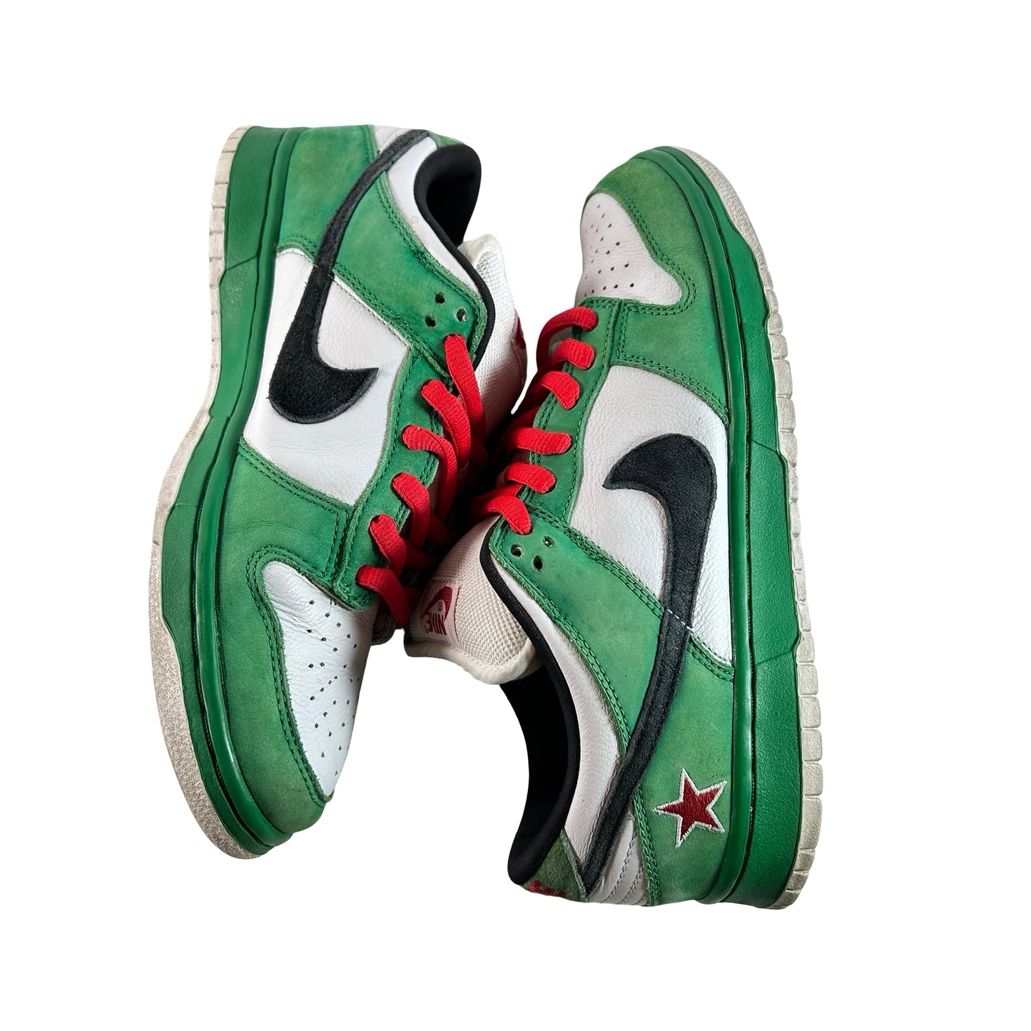 304292 302 Nike SB Dunk Low Heineken [USED] - 10 M (Used) (No Box)