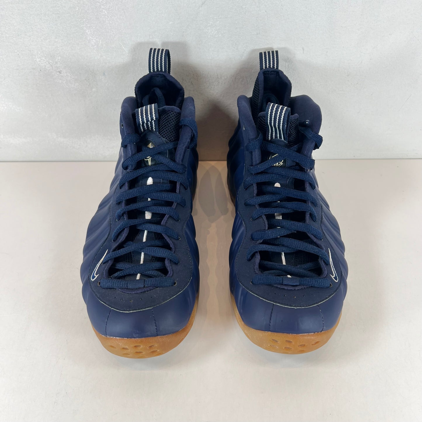 314996 405 Nike Air Foamposite One Navy Gum [USED] - 9.5 M (Used) (Replace Box)