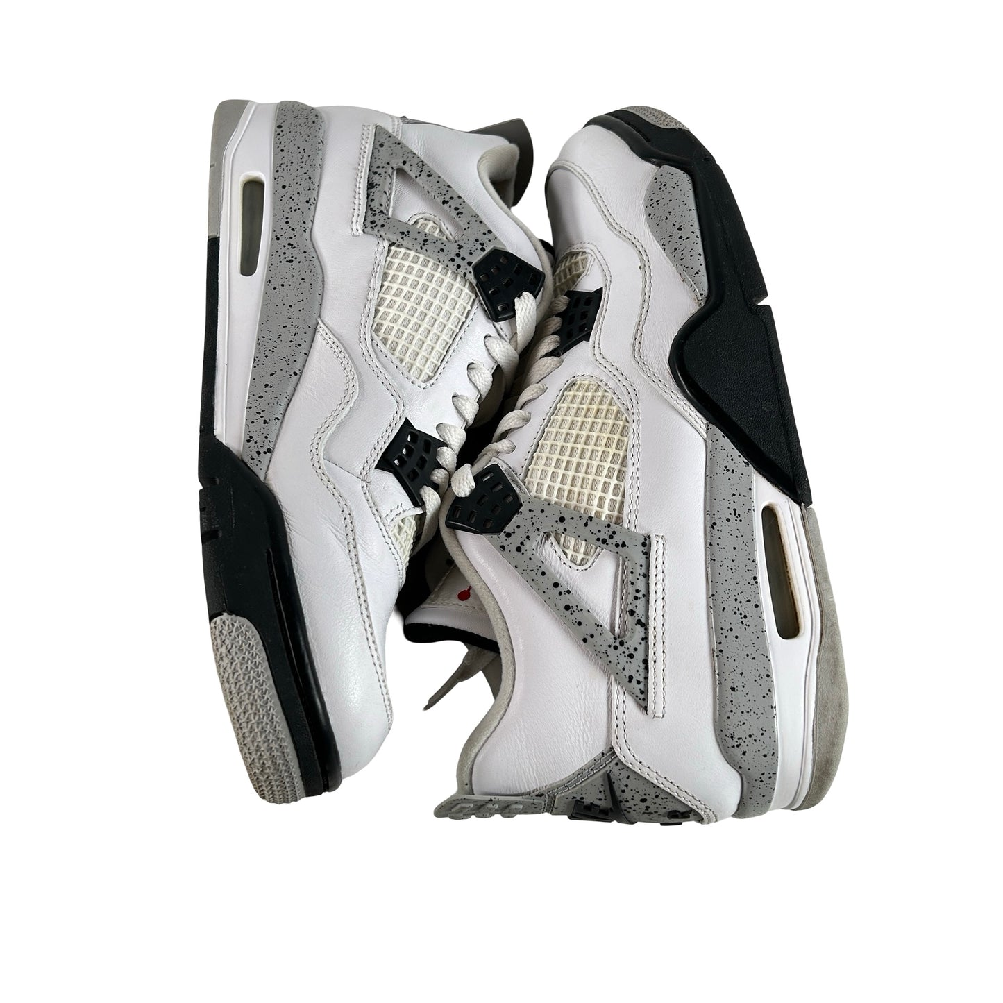 840606 192 Jordan 4 White Cement [USED] - 9.5 M (Used4)
