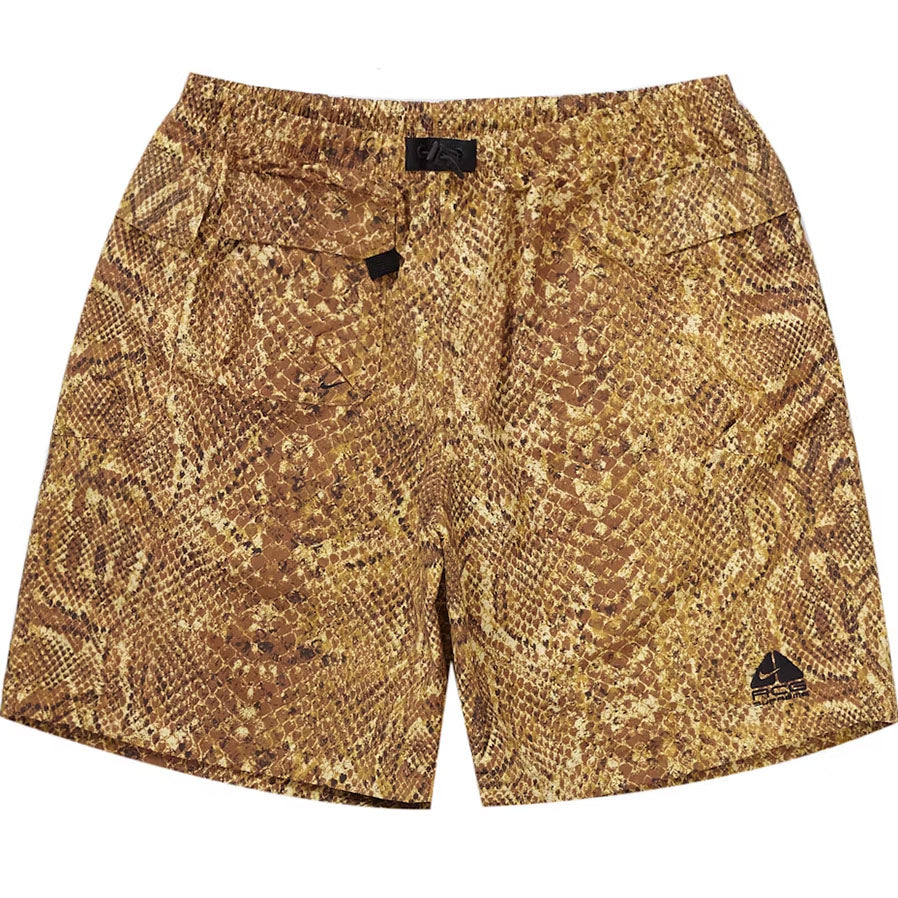 Supreme Nike ACG Nylon Trail Short Gold Snakeskin