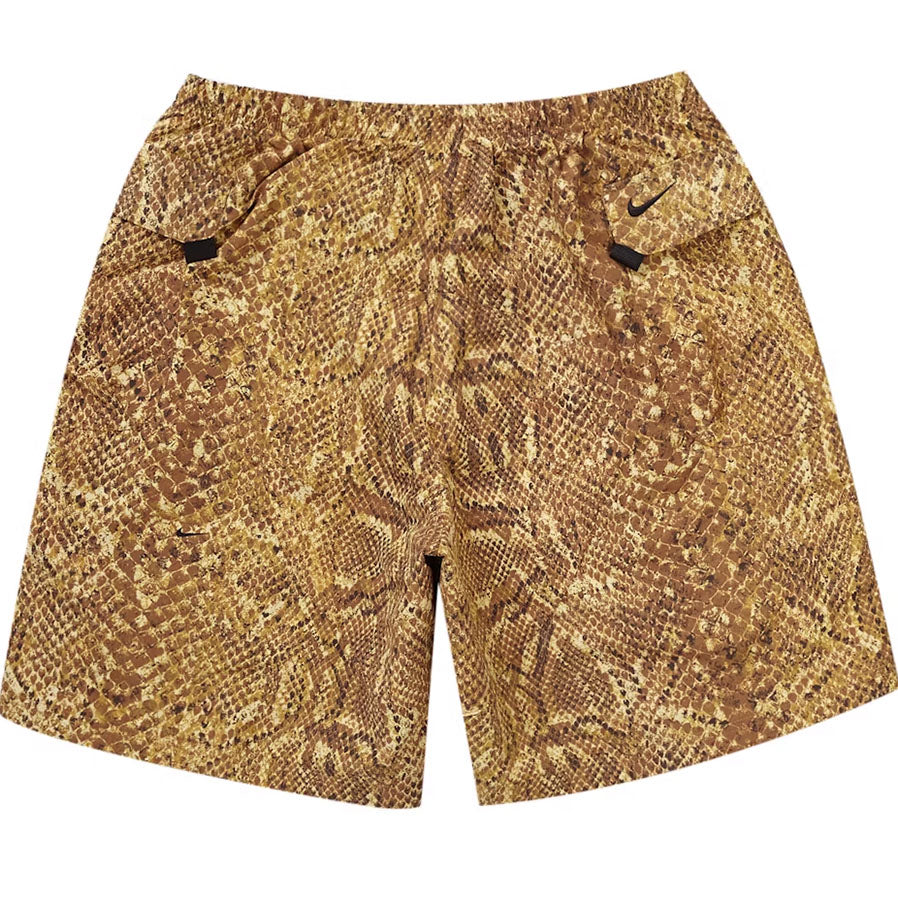 Supreme Nike ACG Nylon Trail Short Gold Snakeskin