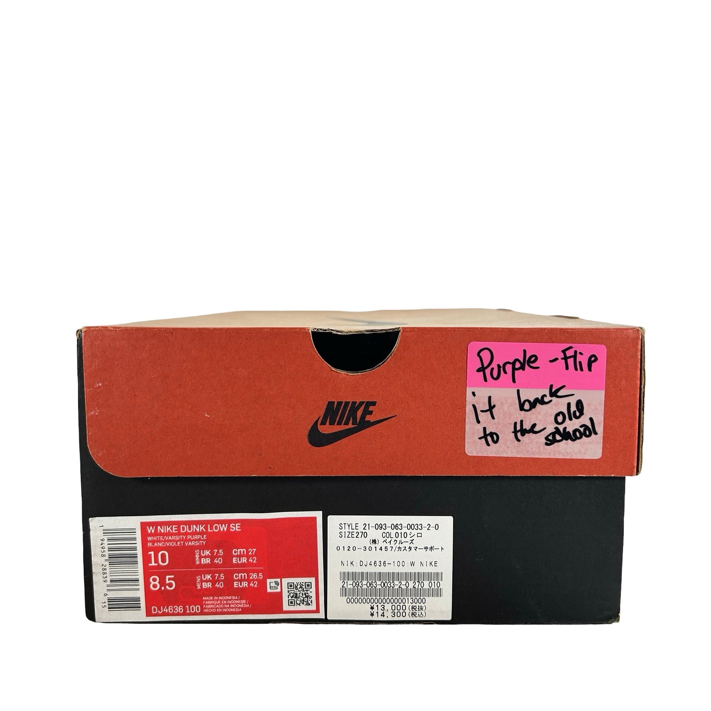 DJ4636 100 Nike Dunk Low Flip the Old School (Women's) [USED] - 10 W (Used)
