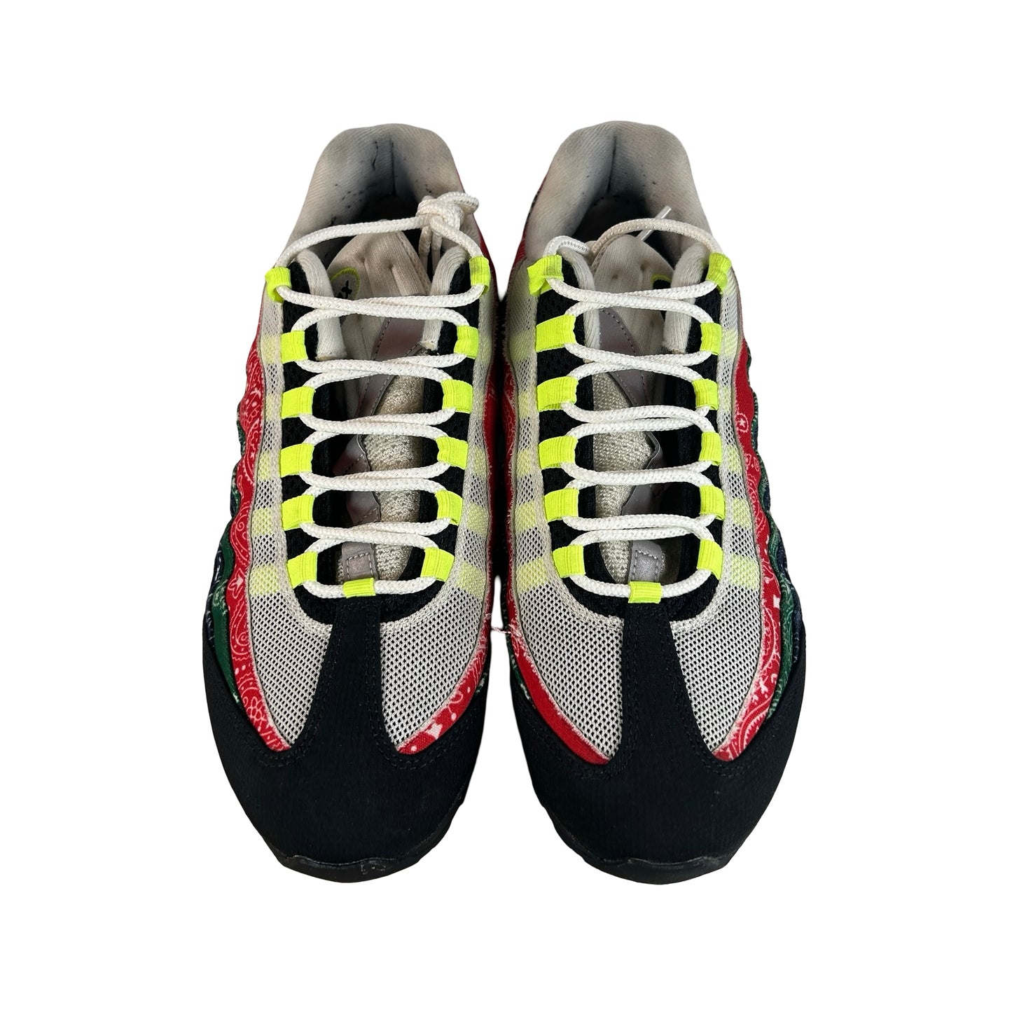 IQ0620 100 Nike Air Max 95 OG Big Bubble Neon Paisley Bandana [USED] - 10 M (Used) (No Box)