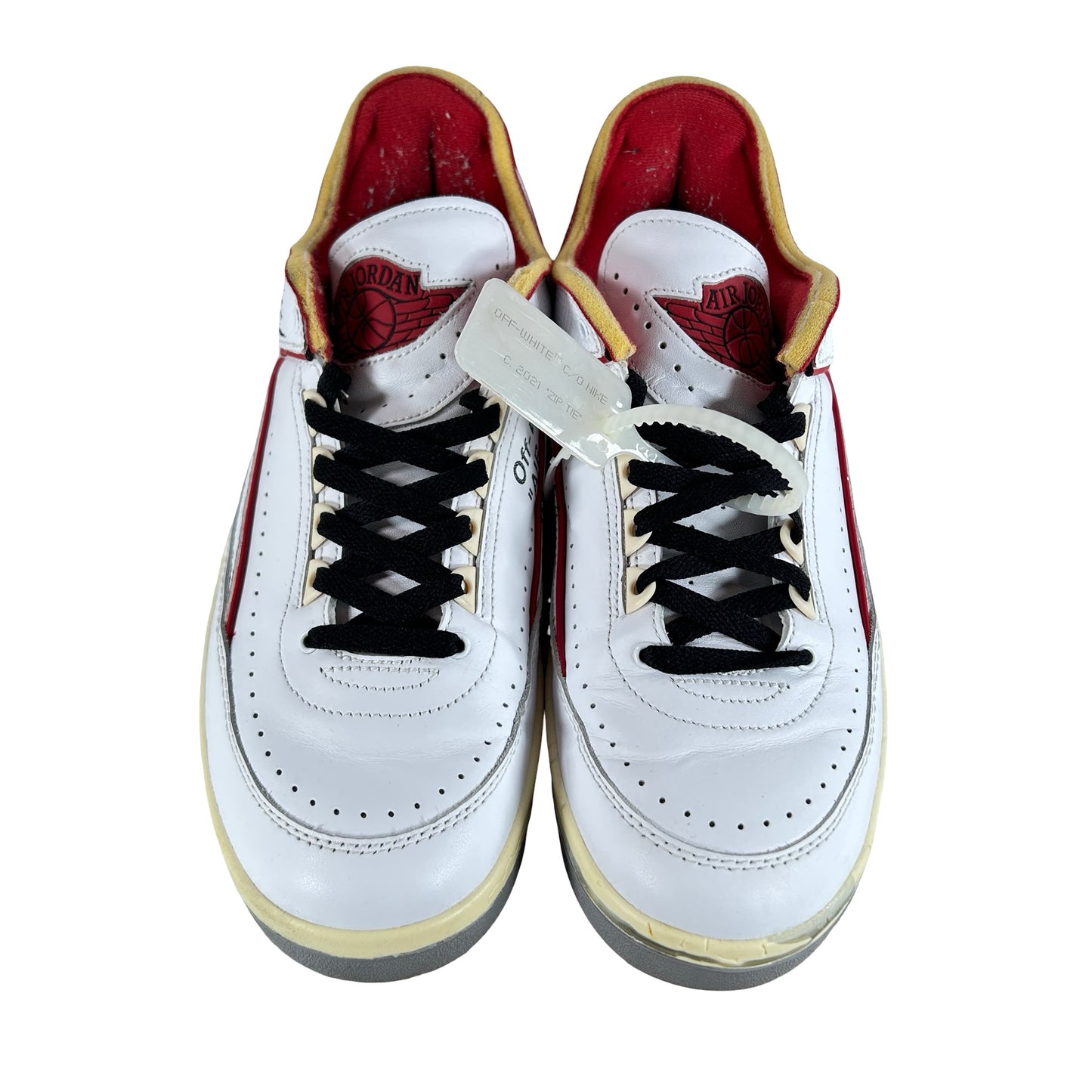 DJ4375 106 Jordan 2 Retro Low SP Off-White White Red [USED] - 10.5 M (Used5)
