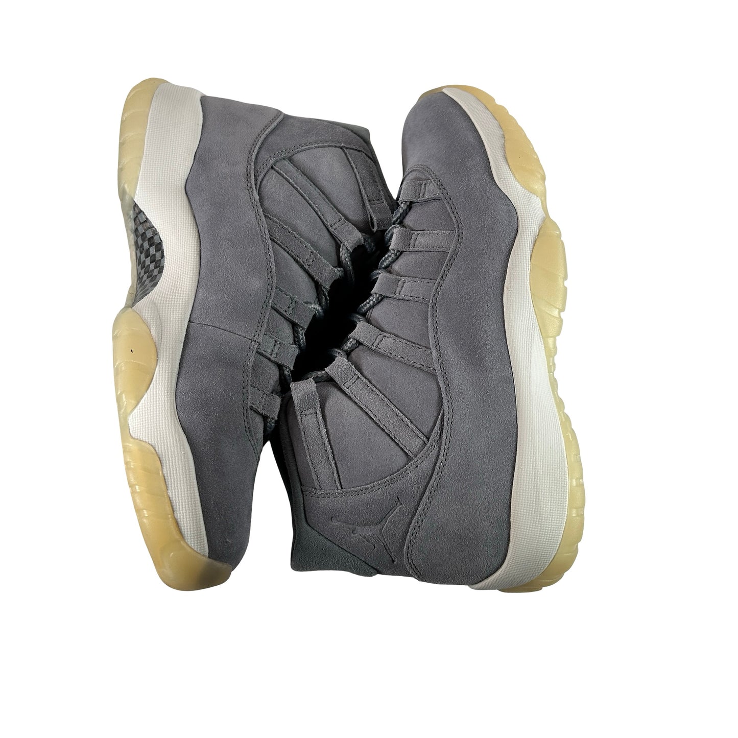 914433 003 Jordan 11 Retro Pinnacle Grey Suede [USED] - 9.5 M (Used)