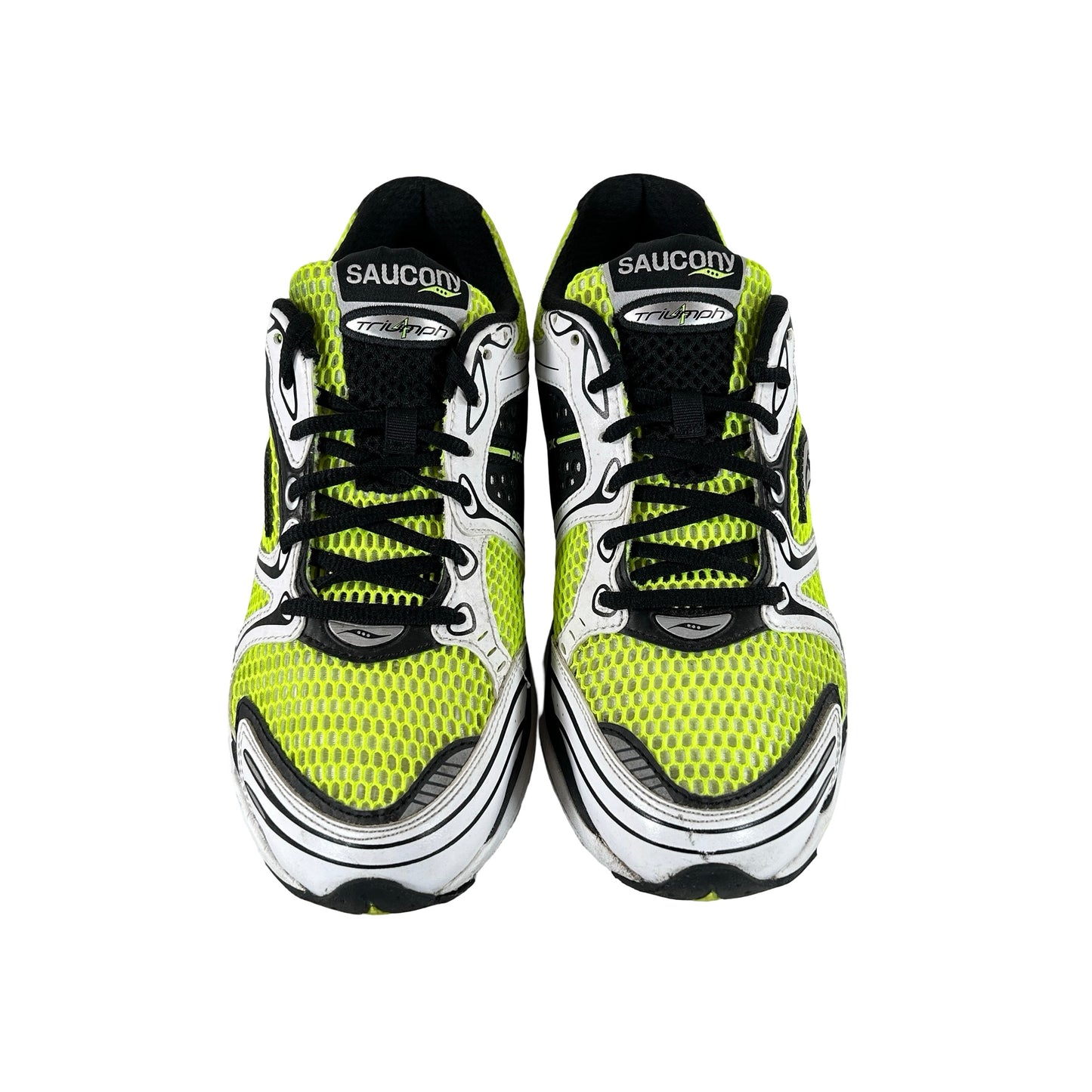 S70704-6 Saucony ProGrid Triumph 4 Yellow Silver [USED] - 9 M (Used)
