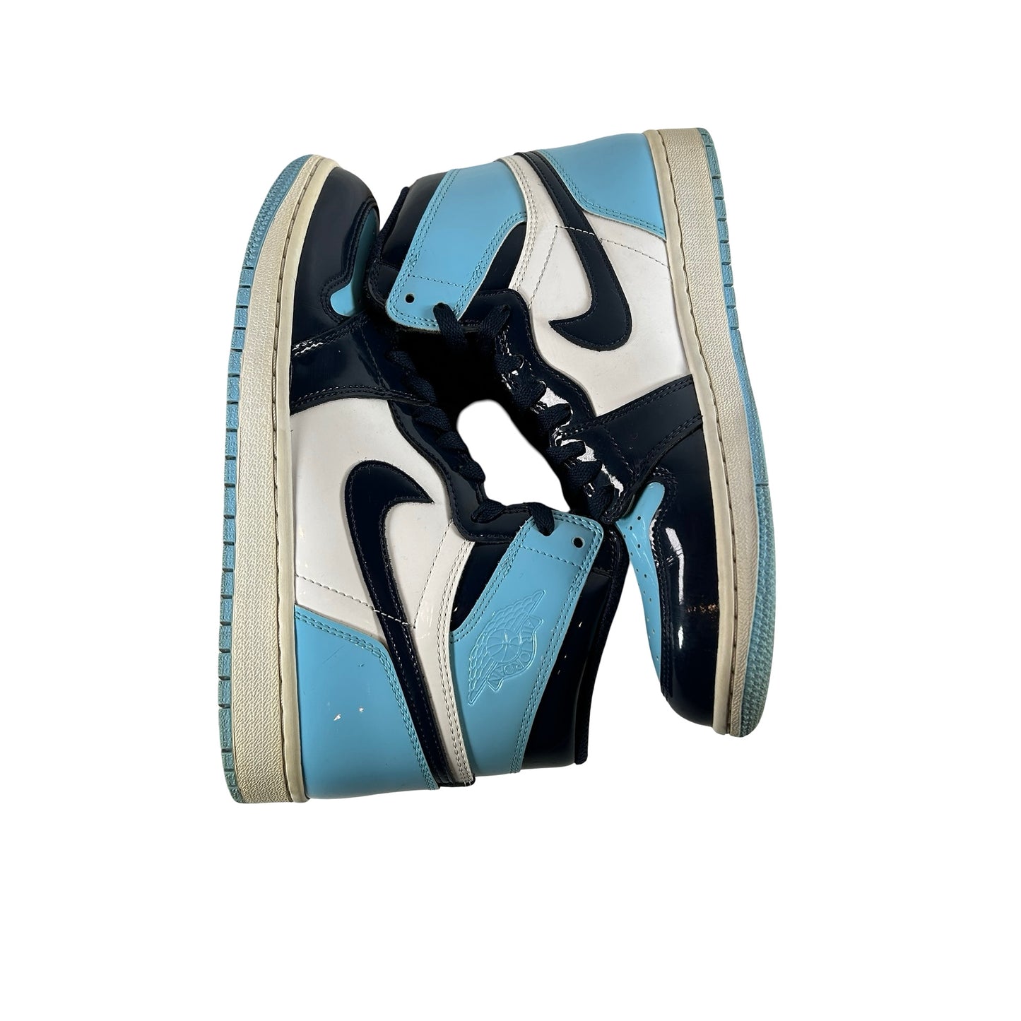 CD0461 401 Jordan 1 Retro High UNC Patent (Women's) [USED] - 8.5 W (Used) (No Box)