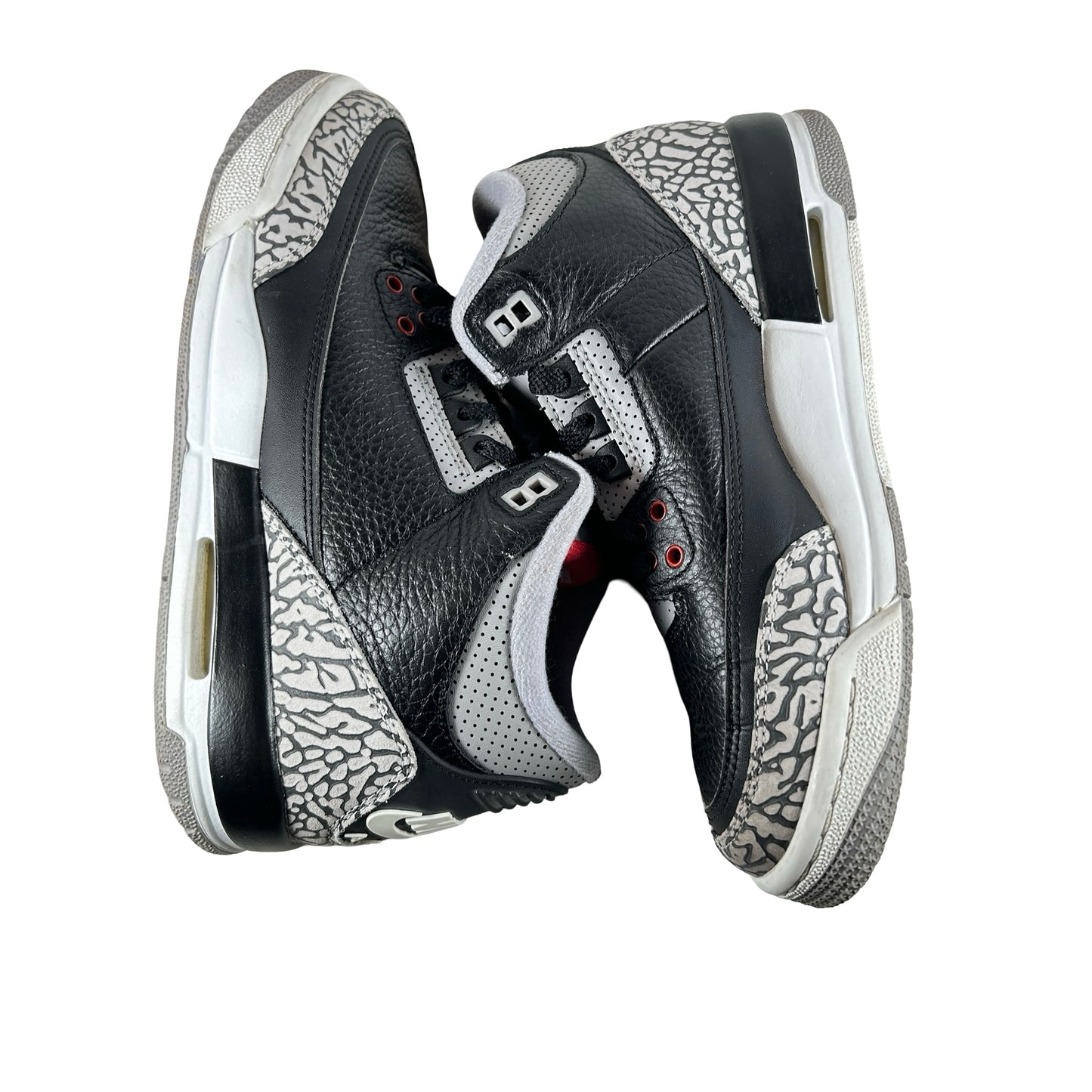 854261 001 Jordan 3 Retro Black Cement (2018) (GS) [USED] - 5.5 Y (Used) (No Box)